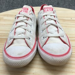 Converse Shoes Junior 3 Chuck Taylor All Star Ox Sneakers Pink White Low 668484F