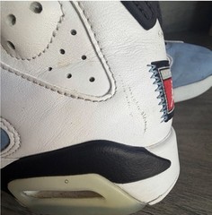 Jordan Air Jordan 6 Retro GS University Blue White Black 7Y 384665-410