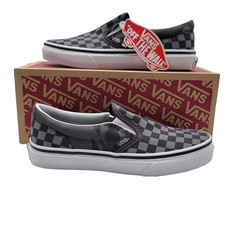 Vans Classic Slip-On Shoes Kids Size 3.0 Checkerboard Camo VN0A4BUTT5K