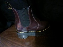 new size 5 Doc Martens 2976 leather Chelsea pull on Boots crazy horse