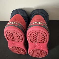 Crocs Winter Boots, Rain boots 12C Lined Waterproof Unisex Boys Girls Blue Red