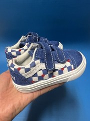 Vans Comfycush Old Skool V Toddler ‚Autism Awareness‘ Unisex Sneakers size: 4