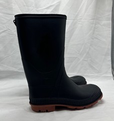 Black Rubber Rain Work Boot Waterproof Youth Size 3 Canada