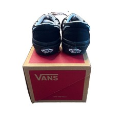 Vans Kid’s Era Metallic Flame Black Silver Kids Size 12.5 K