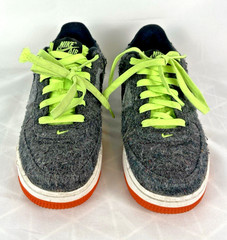 Nike Air Force 1 LV8 GS Felt Black Ghost Green Orange DZ5287-001 Kids Size 5Y