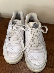 NIKE Son of Force Low “Triple White” Girls’ Size 7 Y ~ EUC