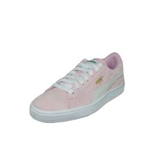 junior PUMA SUEDE CLASSIC PINK WHITE 355110-30