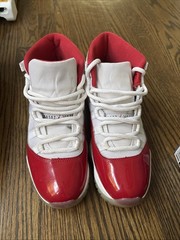 Nike Air Jordan (GS) 11 Retro „CHERRY“ – Size 7.5 Excellent Condition w/out Box