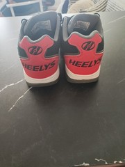Heelys Youth Size 3ypropel 2.0 Wheeled Skate Shoes Black Red Gray No BoxNoWheels