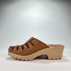 Romika Brown Open Toe Wedge Heel Leather Comfort Shoes YOUTH Size US 3