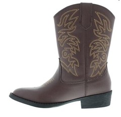 US SIZE: 6 M Deer Stags Little & Big Unisex Ranch Block Heel Cowboy Boots
