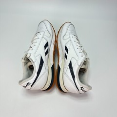 Reebok Classic White Leather Athletic Lace Up Shoes Sneakers HQ2231 Youth Size 6