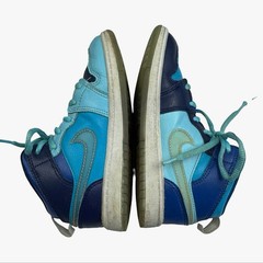 Jordan 1 Mid Fly (PS) BV8173-400 Blue Childrens Shoe Sneaker Size 13C