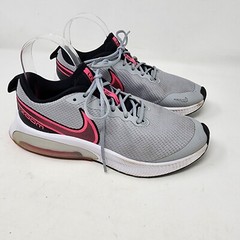 Nike Air Zoom Arcadia Big Kids Running Shoe Size 5Y Gray Pink Sneakers