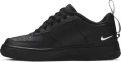 Nike Air Force 1 Utility Black White (GS) AR1708-001 Size 4.5Y Authentic✅