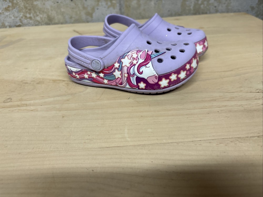Crocs Fun Lab Unicorn Band Clogs Kids C9