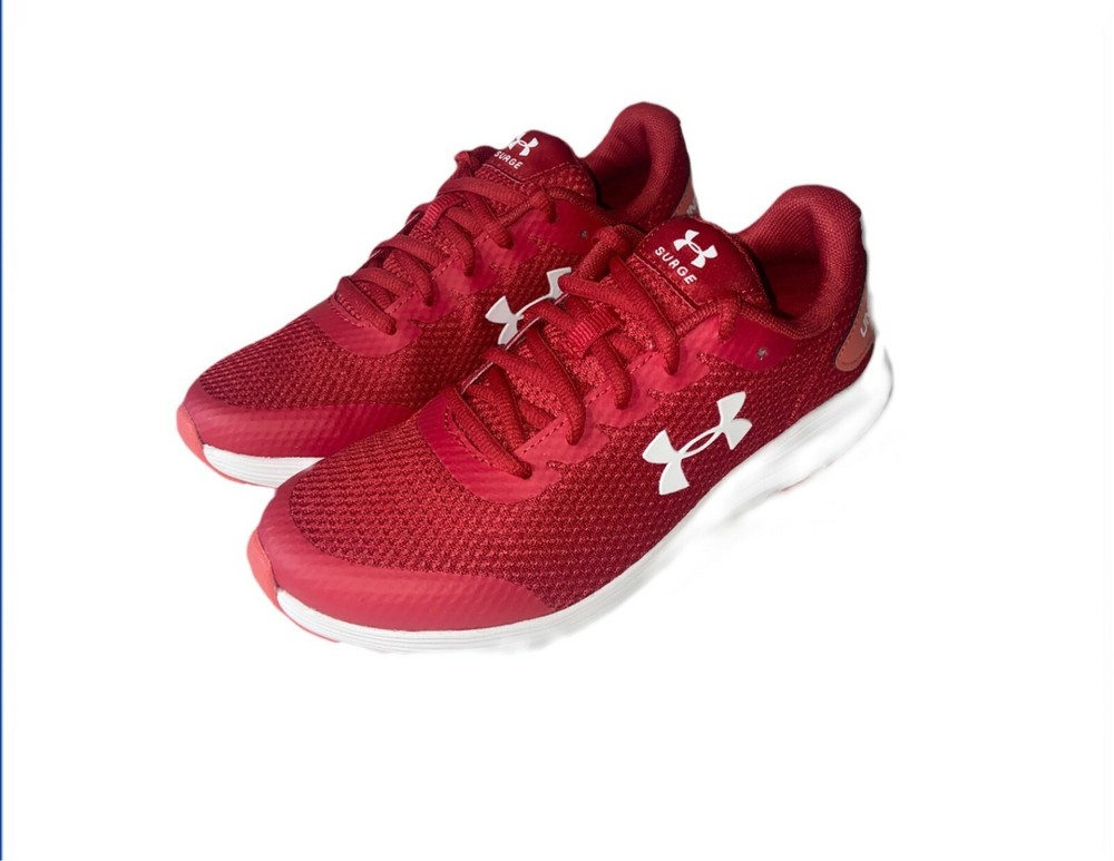 Under Armour Surge 2 Grade School Kids‘ Sneakers – Red/White/Orange