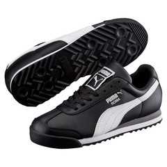 Little Kid’s Puma Roma Basic Black/White-Silver (361594 01)