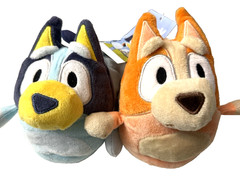 Bluey and Bingo Plush Slippers Size 7/8 NWT
