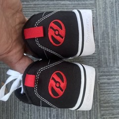 Heeleys #HE100757H Black and Red Shoes with Box