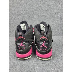 Jordan Flight 45 High Black Pink Kids Sneakers 524864-008 Size 6.5Y