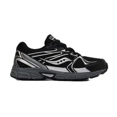 Saucony Ride Millenium Black Metallic Silver SYF25BB2 GS New