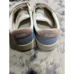 Gola Grandslam Trident Strap Kids Sneakers White Pastel Green Blue Pink US 3