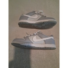Nike Dunk Low PS Two Tone Wolf Grey White DH9756-001 Size 3Y NO INSOLES As Is