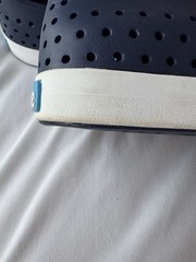 Native Jefferson Regatta Unisex Slip-Ons Blue Shell/White – NWT