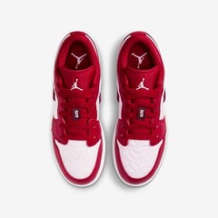 Air Jordan 1 Low SE GS -4Y- DB3621-600 Quilt Dark Beetroot Pink White Valentines