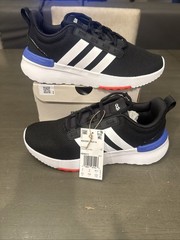 ADIDAS Kid’s Racer TR21 K – Core Black/Cloud White/Sonic Ink Size 4.5