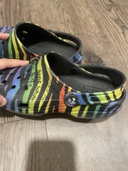 Rainbow colord crocs side 3-5