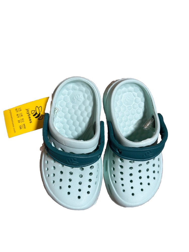 Kids Active Clog Joybees Mint Hyper /Jade Size 6