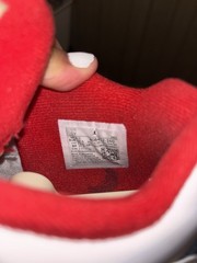 Jordan Air Jordan 4 Mid Top Kids Sneaker 5Y White/Red/Black 408452-160