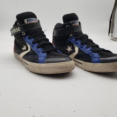 Converse All Star Shoes Kids Size 4 Multicolor High Top Strap Lace Up Sneakers
