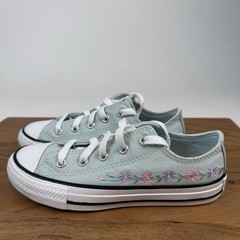 New Big Kids Converse Chuck Taylor All Star You Dew You Floral Sneaker Sz 1 Y