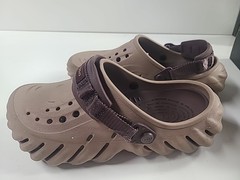 Crocs Echo Clogs Khaki Size 6 Mens Size 8 Womens