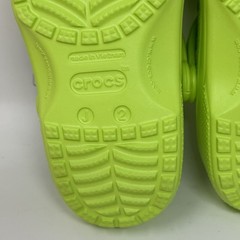 Crocs Clogs Disney Pixar Monsters Inc Mike Wazowski Youth Big Kids Size J2 NEW