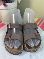 Birkenstock Arizona Brown Leather Double Strap Buckle Sandals Kid’s EU 32 US 1 M
