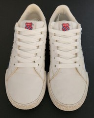 Childrens White Kswiss White Size 2 Tenna Shoe Sneaker Comfort Lace Up