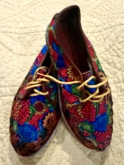 Colorful KIDS Multicolor Canvas/Leather TIE HUARACHES SIZE 1.5-2Y ( Mexican 21)