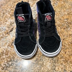 Vans Hi Zip Back The Nightmare Before Christmas Glow in the Dark Kids Sz 6.5