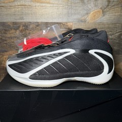 adidas Anthony Edwards 2 J Kids Sneakers Black/White/Red US 5.5 JR9377