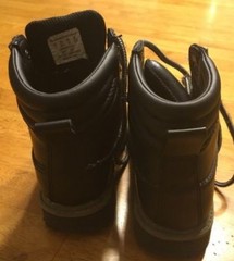TKS Child Black Mid Top Slip Resistant Boots Size US 11 EU 28.5 MX 18 UK 10.5