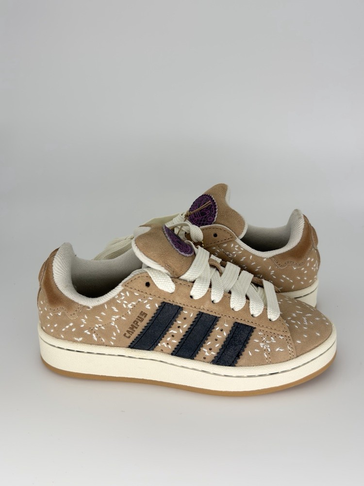 Adidas Campus 00s J Size 3.5 Tan Concha Pan Dulce Suede Sneakers JQ2105