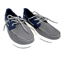 Sperry Fairwater Plushwave Gray Youth Boat Shoes US Sneakers Sz Big Kid 3M