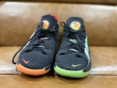 Nike LeBron XVIII 18 GS Black Crimson Volt Shoes CW2760-009 Size 6Y Women’s 8