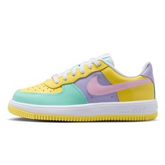 Little Kid’s Nike Force 1 Low BP Lace „Easter“ Yellow/Pink (IU7908 701)