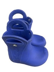 Crocs Kids Handle It Rain Boots Blue 12803 Size C6 Toddler 6 Rubber Boots