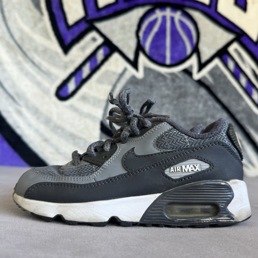 Size 13c – Nike Air Max 90 ‚Anthracite Dark Grey‘ Kids Shoes 859630-001